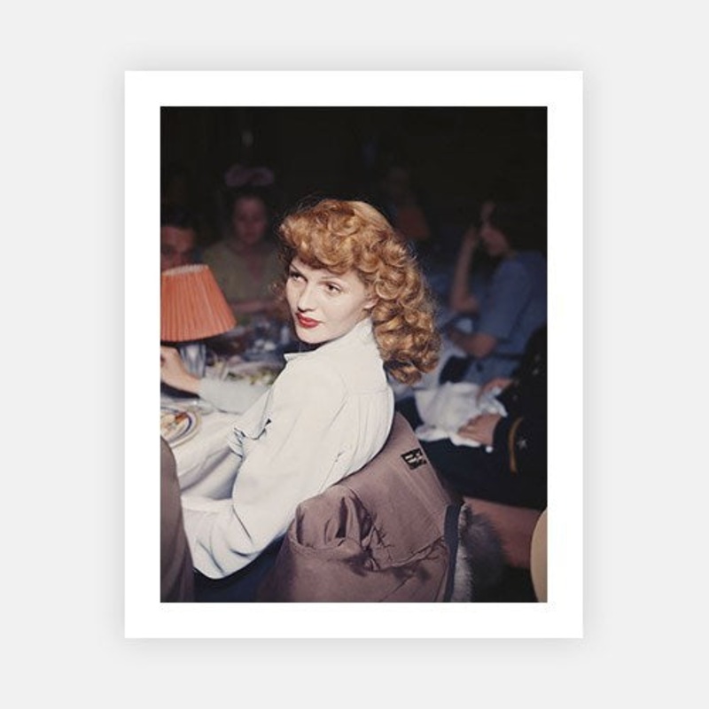 Rita Hayworth|B – 195 x 290|C – 320 x 490|Photographic Paper|None|White|Black|Scandi