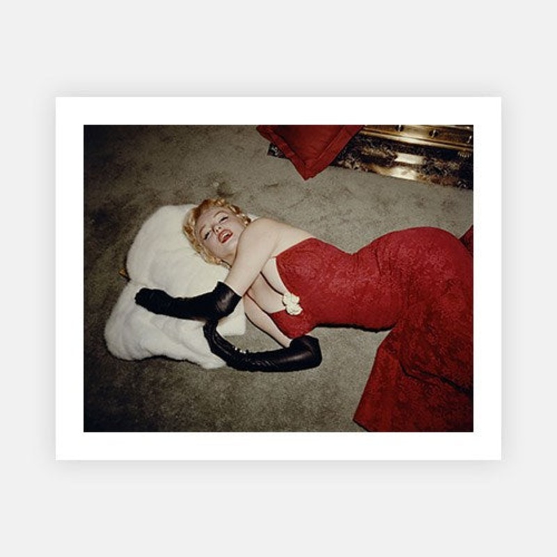 Sleepy Marilyn|B – 195 x 290|C – 320 x 490|D – 390 x 590|E – 490 x 730|F – 640 x 965|Photographic Paper|None|White|Black|Scandi