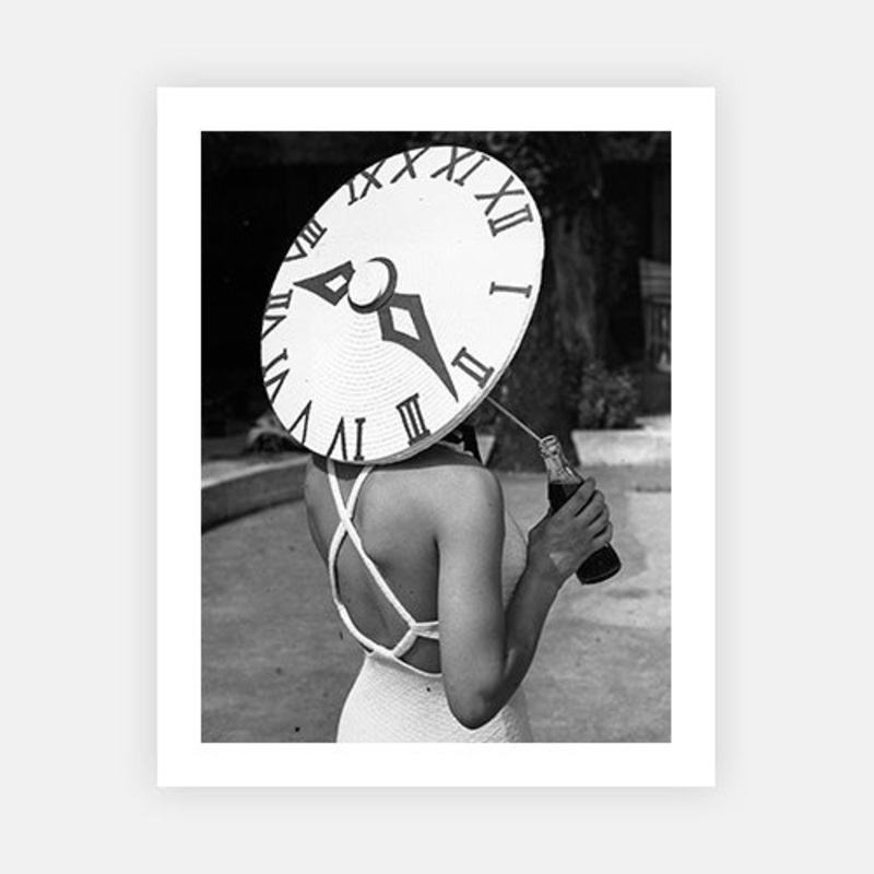 Sundial Hat|C – 320 x 490|D – 390 x 590|E – 490 x 730|F – 640 x 965|Photographic Paper|None|White|Black|Scandi
