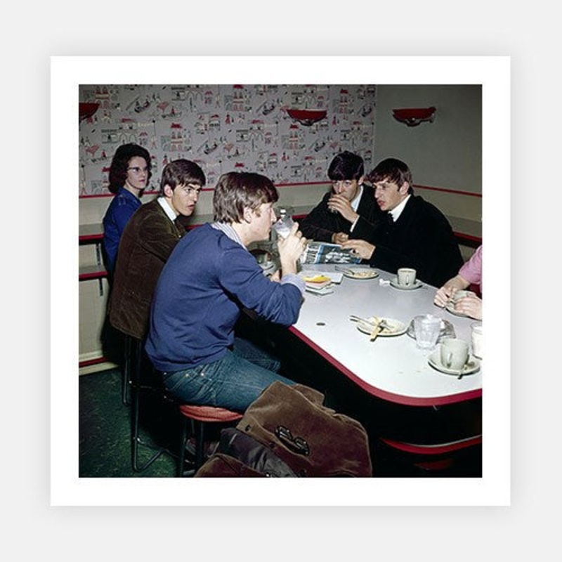 The Beatles on a Break|B – 290 x 290|C – 380 x 380|D – 490 x 490|E – 560 x 560|F – 710 x 710|Photographic Paper|None|White|Black|Scandi