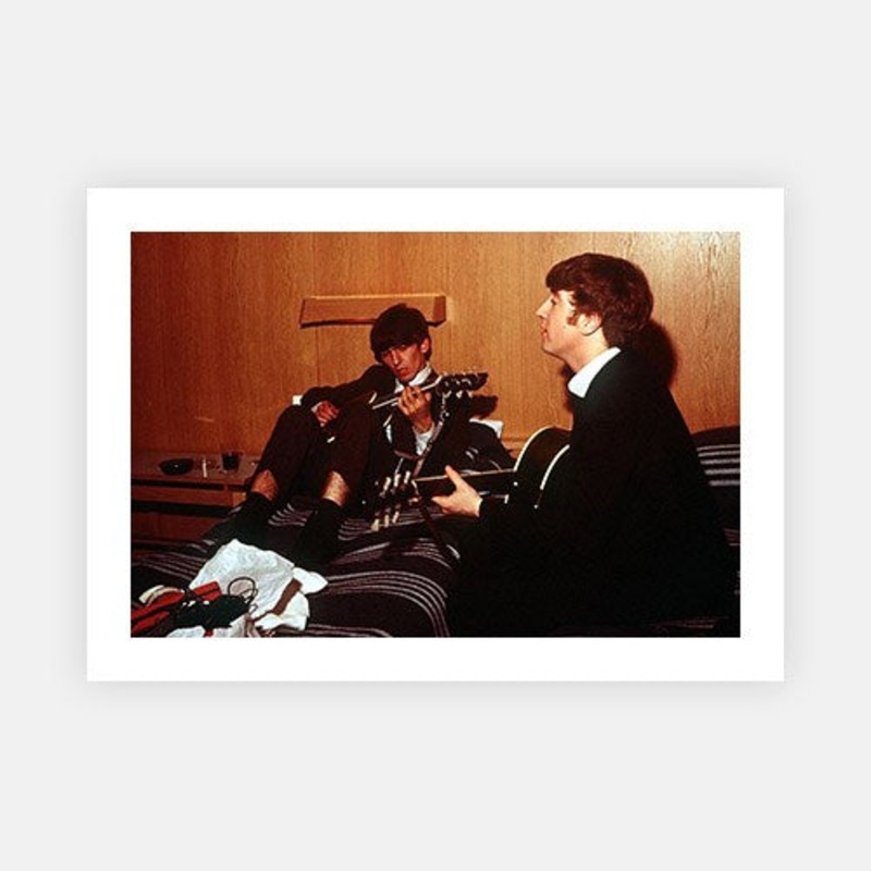 The Beatles Rehearse|B – 195 x 290|Photographic Paper|None|White|Black|Scandi