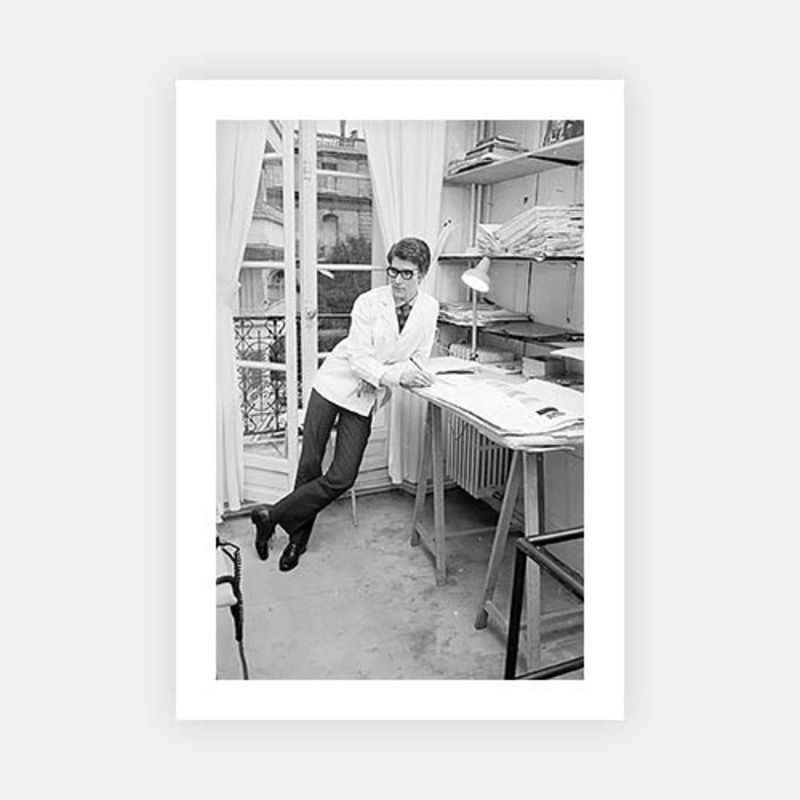 Yves Saint-Laurent 2|C – 320 x 490|D – 390 x 590|E – 490 x 730|F – 640 x 965|Photographic Paper|None|White|Black|Scandi