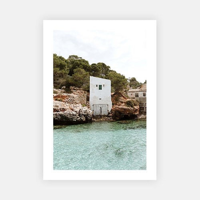 La Casa De Playa|E – 500 x 760|F – 660 x 1000|G – 850 x 1300|Canvas|Photographic Paper|Rag Paper|None|Black|White|Scandi