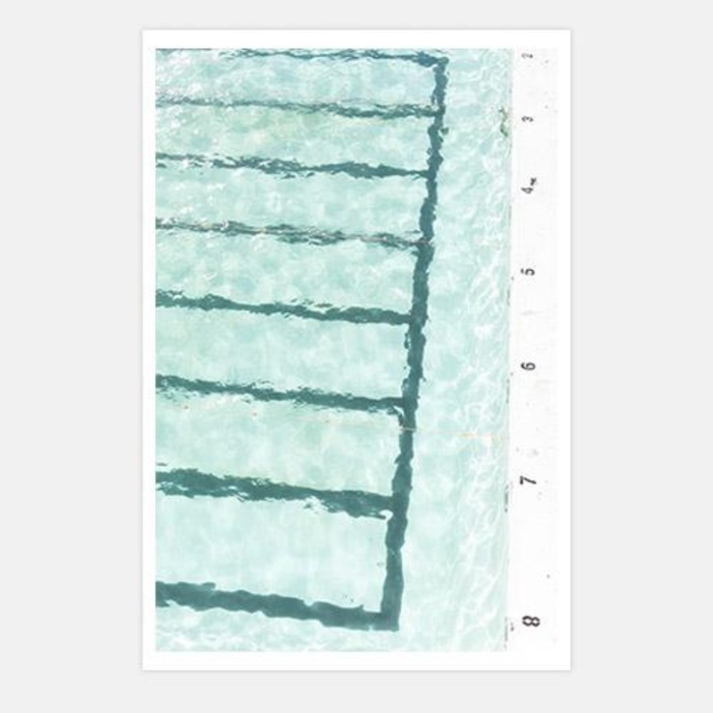 Bondi Pools 01|C – 400 x 500|D – 500 x 600|E – 600 x 760|F – 760 x 1000|G – 1000 x 1300|Matt Photographic Paper|Canvas|None|White|Black|Scandi