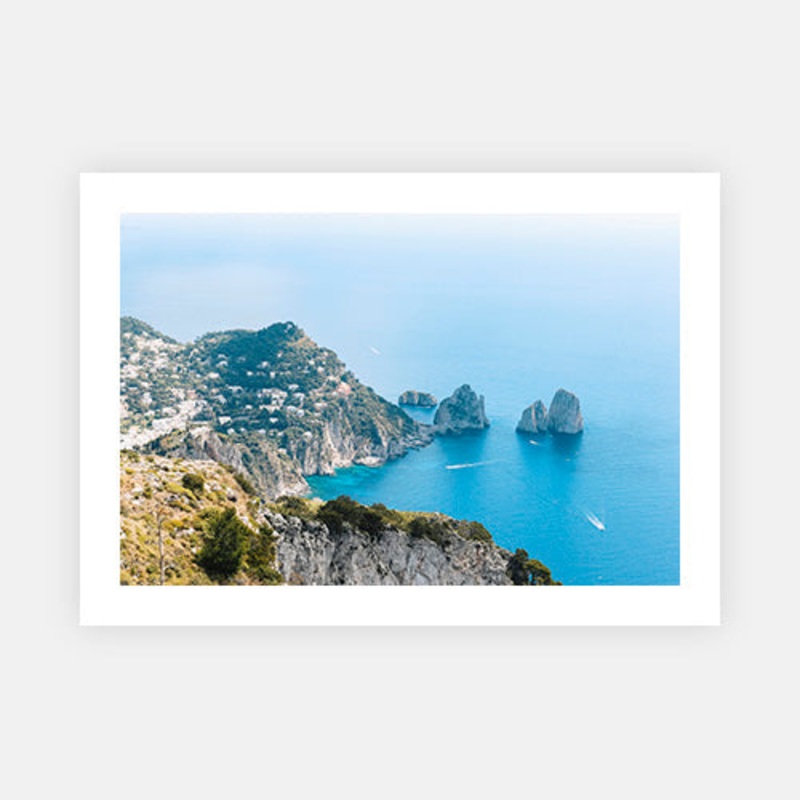 Capri Dreaming|E – 500 x 760|F – 660 x 1000|G – 850 x 1300|Rag Paper|Canvas|Photographic Paper|None|White|Black|Scandi