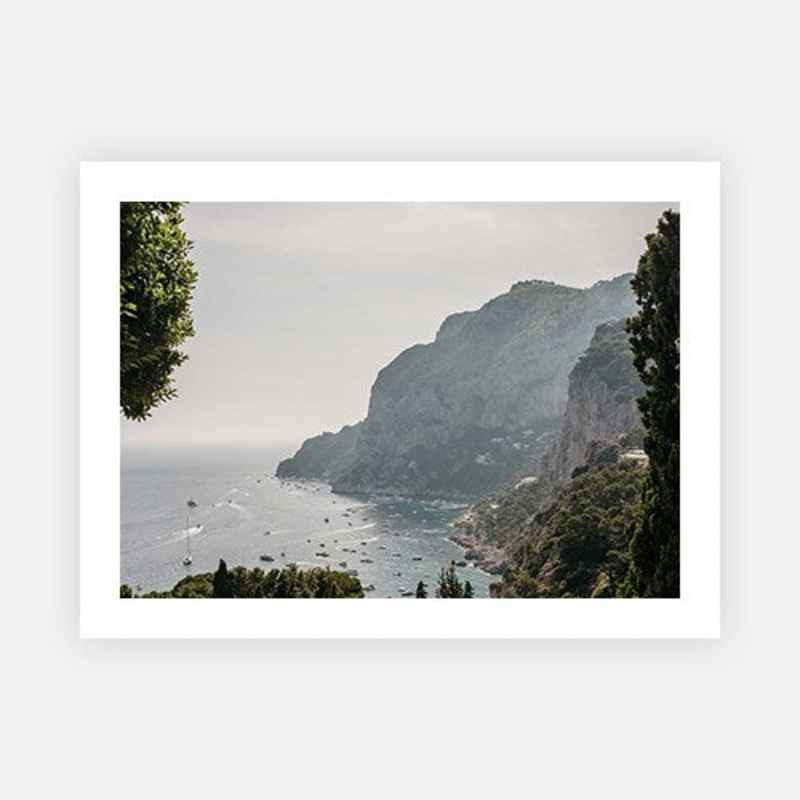 Capri Rooftops|E – 500 x 760|F – 660 x 1000|G – 850 x 1300|Photographic Paper|Rag Paper|Canvas|None|White|Black|Scandi