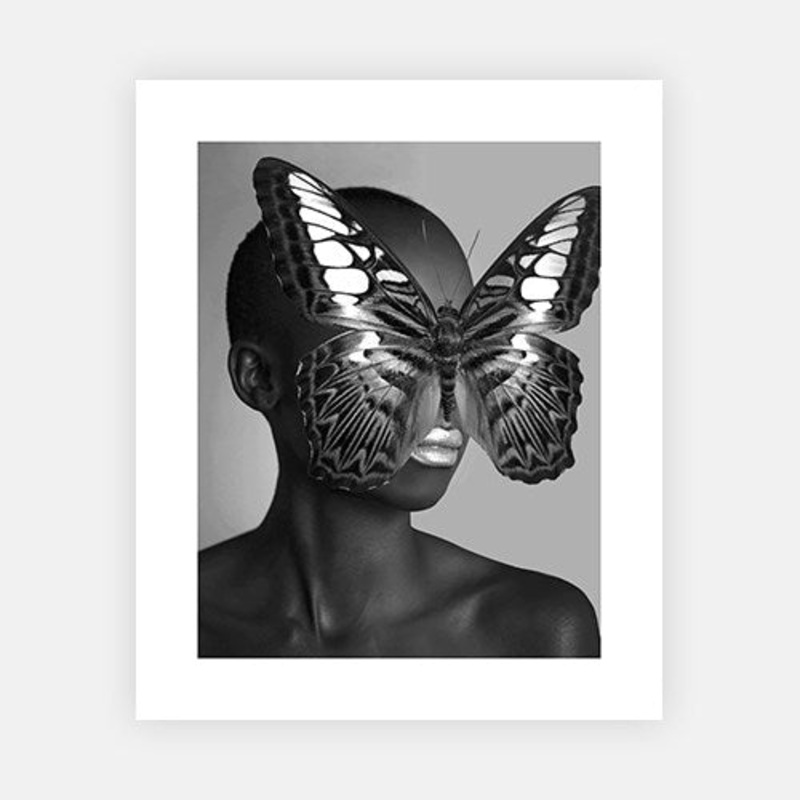 Flutter II|C – 400 x 500|D – 500 x 600|E – 600 x 760|F – 760 x 1000|G – 1000 x 1300|Canvas|Matt Photographic Paper|None|Black|Scandi|White