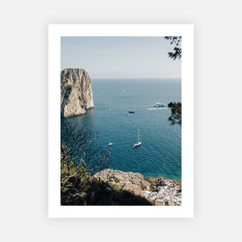 Sailing Capri 4|E – 500 x 760|F – 660 x 1000|G – 850 x 1300|Photographic Paper|Rag Paper|Canvas|None|White|Black|Scandi