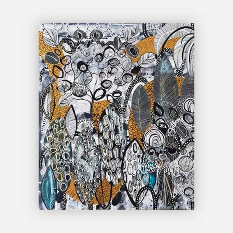 All Saints Garden I|1100 x 1200|Canvas|None