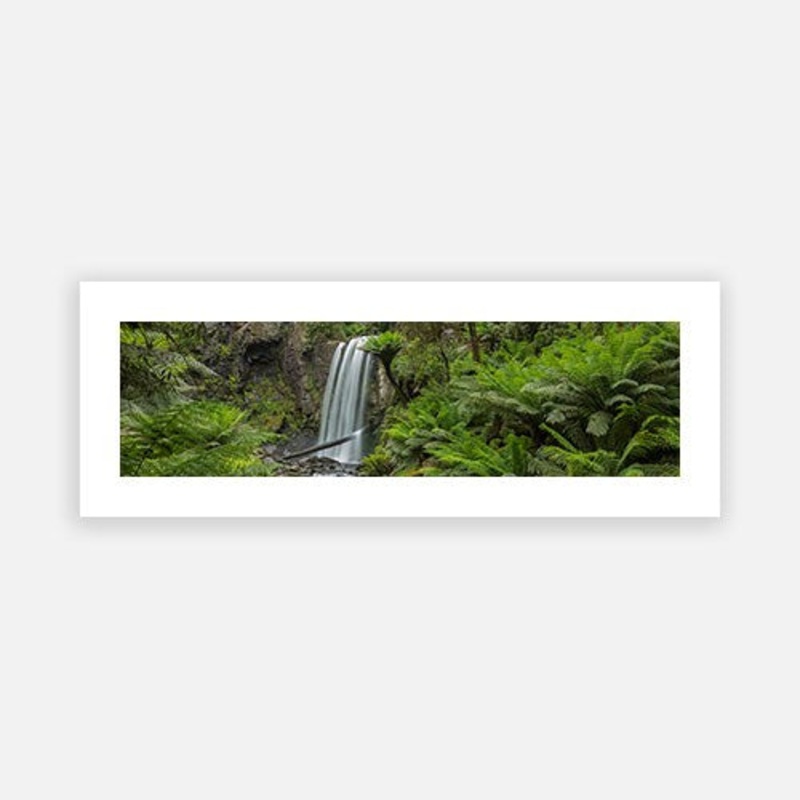 Hopetoun Falls Otways|F – 280 x 1000|G – 360 x 1300|Matt Photographic Paper|Canvas|None|White|Black|Scandi