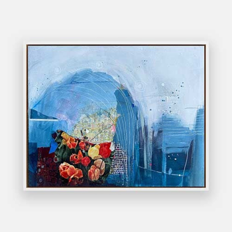 Hunderwasser Harvest|400 x 500|Canvas|White
