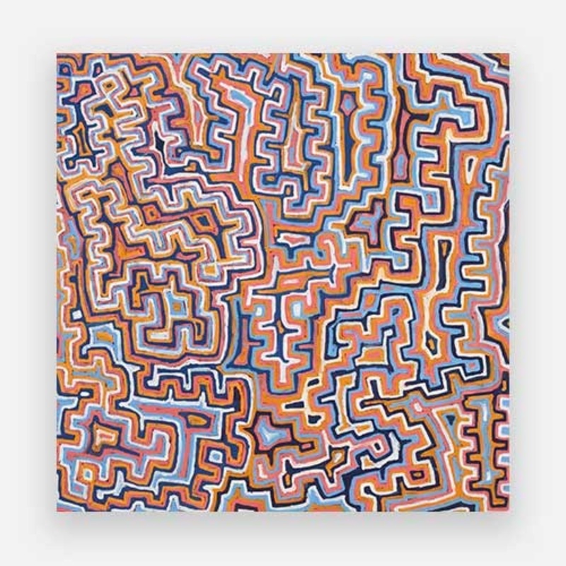 Lukarrara Jukurrpa (Desert Fringe-rush Seed Dreaming) 05