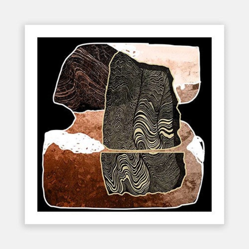 Desert Streams – Terracotta|C – 400 x 400|D – 500 x 500|E – 600 x 600|F – 760 x 760|G – 1000 x 1000|Matt Photographic Paper|Canvas|None|White|Black|Scandi