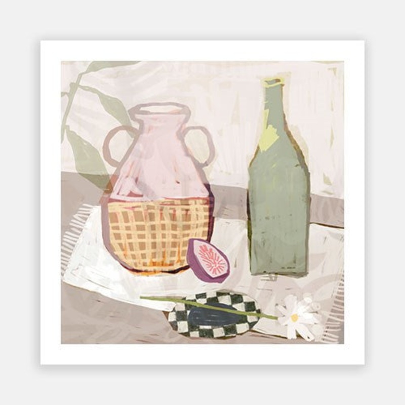 Glass & Rattan|C – 400 x 400|D – 500 x 500|E – 600 x 600|F – 760 x 760|G – 1000 x 1000|Matt Photographic Paper|Canvas|None|White|Black|Scandi