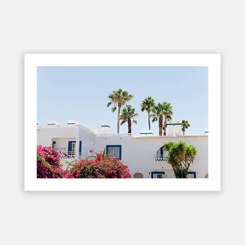 Porto Palms|E – 500 x 760|F – 660 x 1000|G – 850 x 1300|Photographic Paper|Rag Paper|Canvas|None|White|Black|Scandi