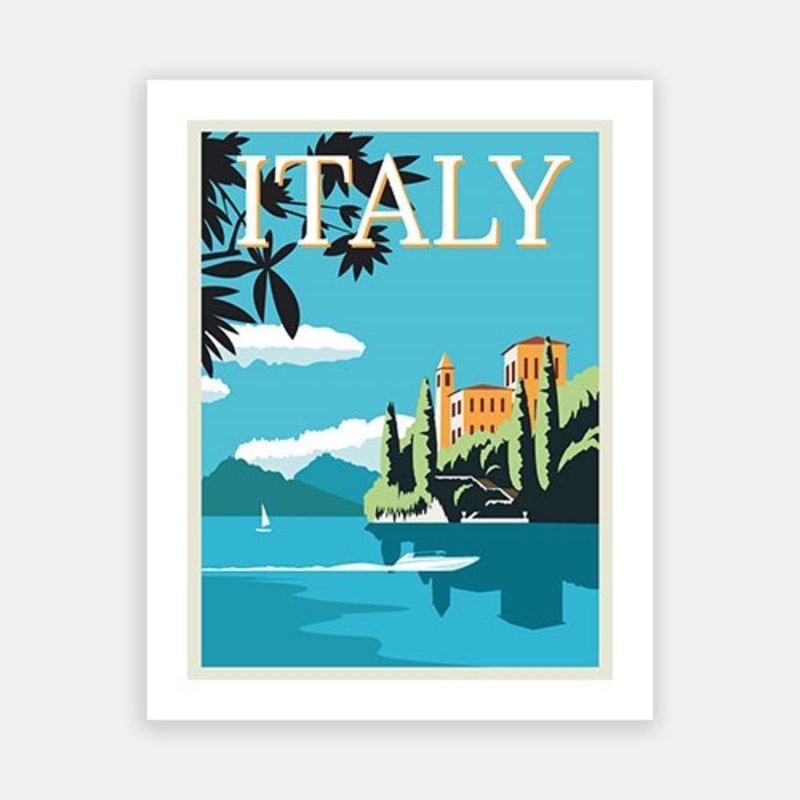 Poster – Italy|C – 400 x 500|D – 500 x 600|E – 600 x 760|F – 760 x 1000|G – 1000 x 1300|Matt Photographic Paper|Canvas|None|White|Black|Scandi