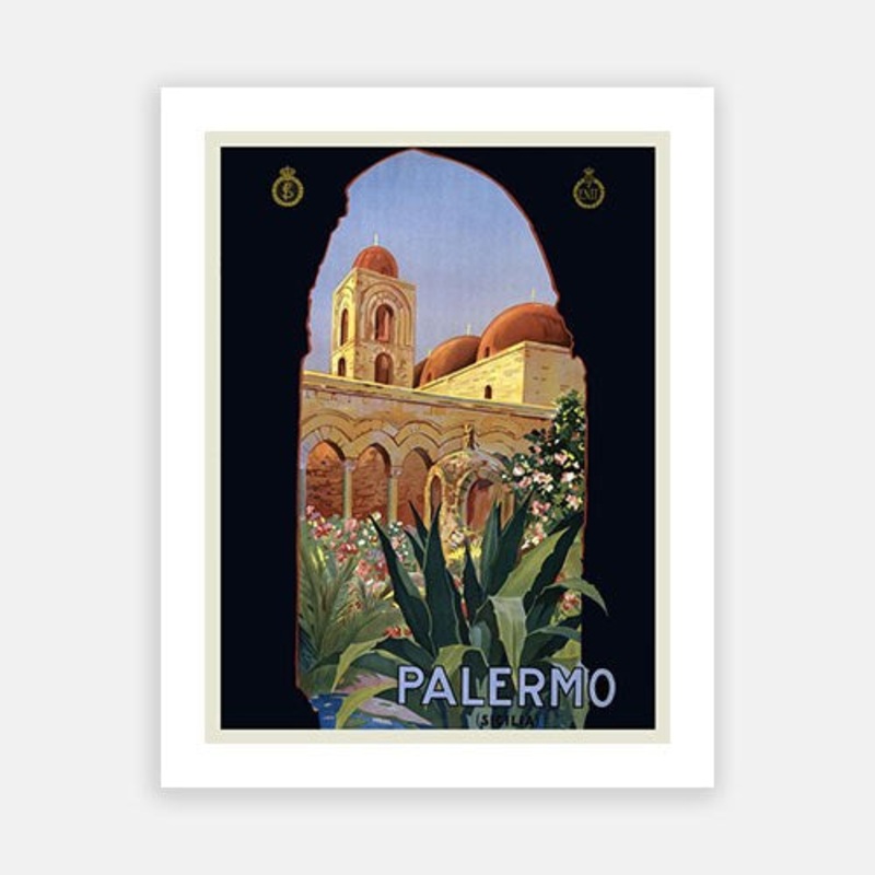 Poster – Palermo|C – 400 x 500|D – 500 x 600|E – 600 x 760|F – 760 x 1000|G – 1000 x 1300|Matt Photographic Paper|Canvas|None|White|Black|Scandi