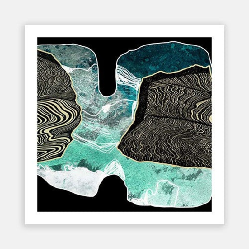 Turquoise Gorge|C – 400 x 400|D – 500 x 500|E – 600 x 600|F – 760 x 760|G – 1000 x 1000|Matt Photographic Paper|Canvas|None|White|Black|Scandi