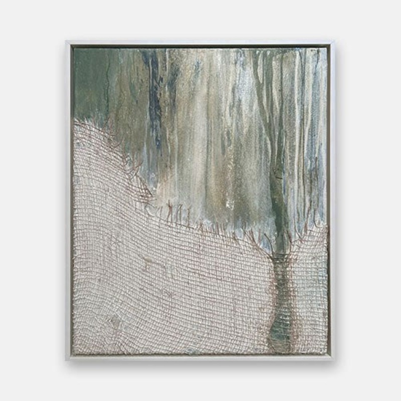 Woven In Time 06|500 x 600|Canvas|White