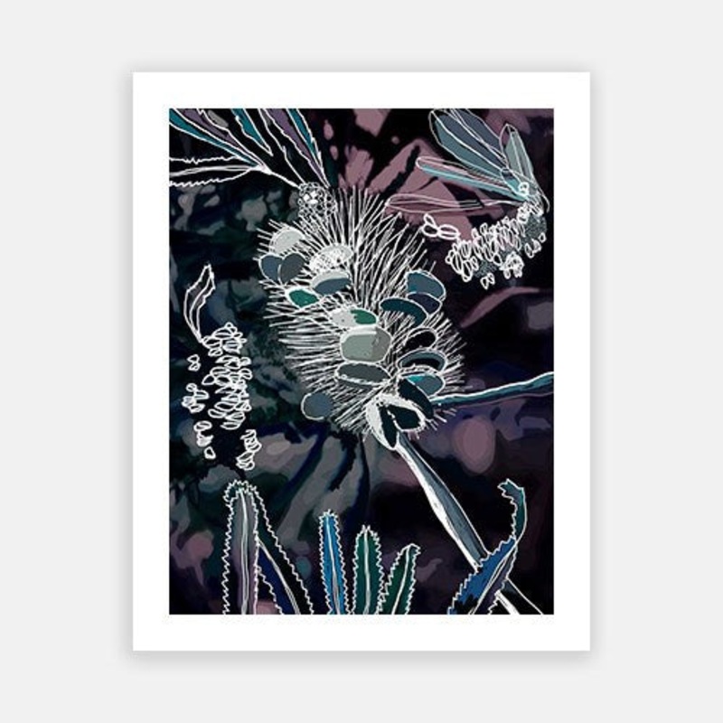 Yawun 02|C – 400 x 500|D – 500 x 600|E – 600 x 760|F – 760 x 1000|G – 1000 x 1300|Matt Photographic Paper|Canvas|None|White|Black|Scandi