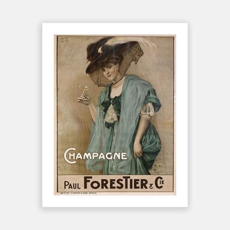 Art Nouveau – Champagne Poster