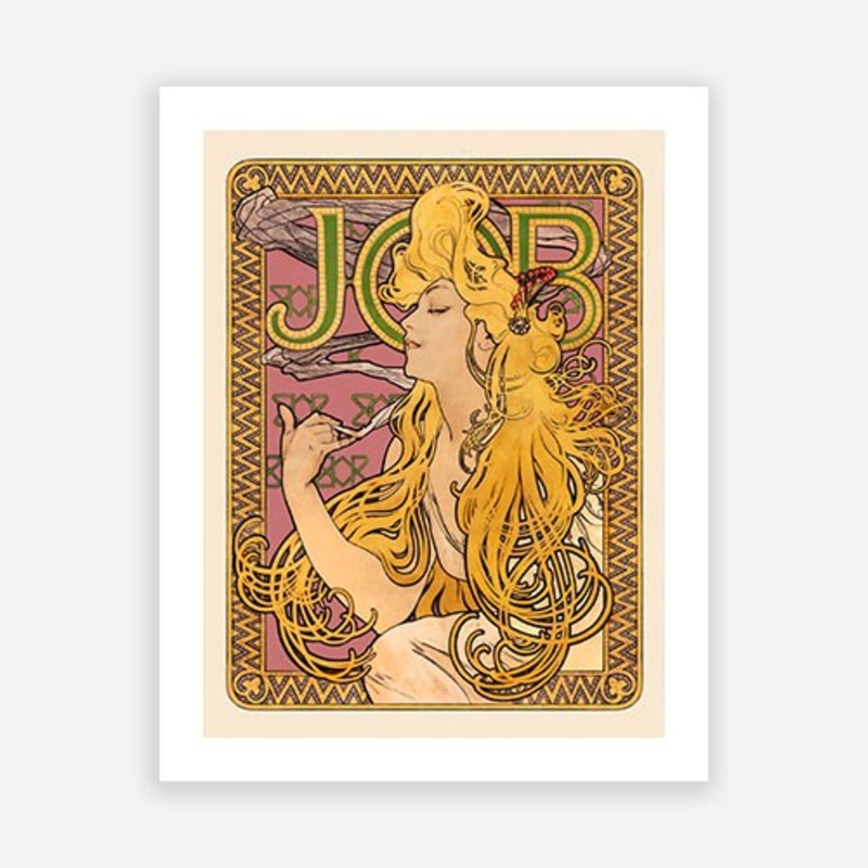 Art Nouveau – Cigarette Paper Poster