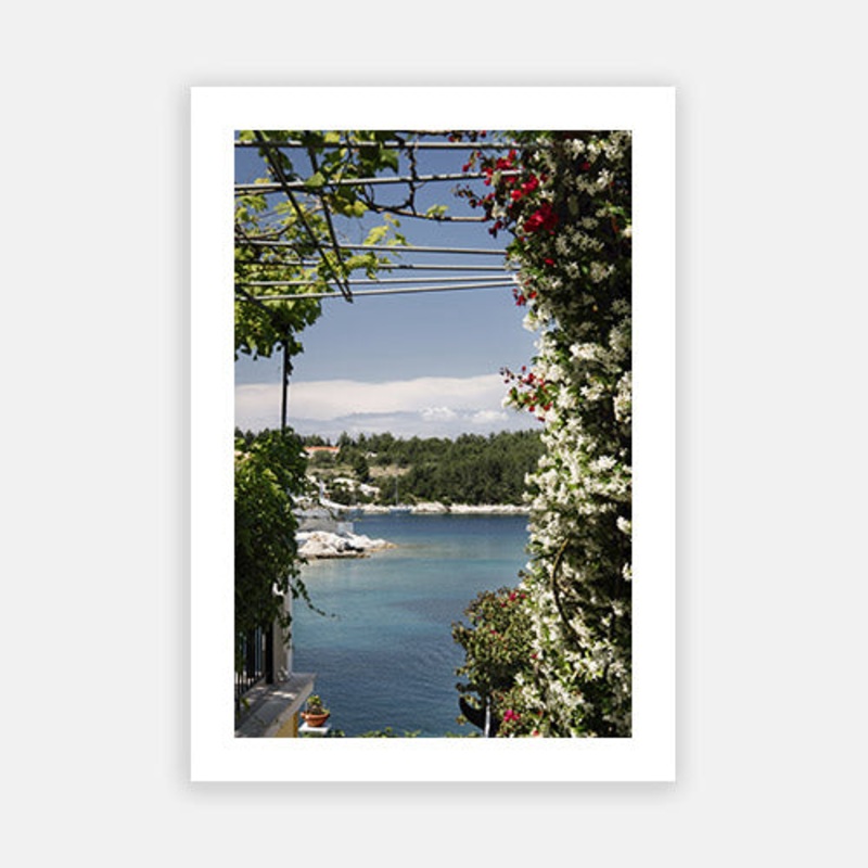 Frames of Fiscardo|E – 500 x 760|F – 660 x 1000|G – 850 x 1300|Photographic Paper|Rag Paper|Canvas|None|White|Black|Scandi