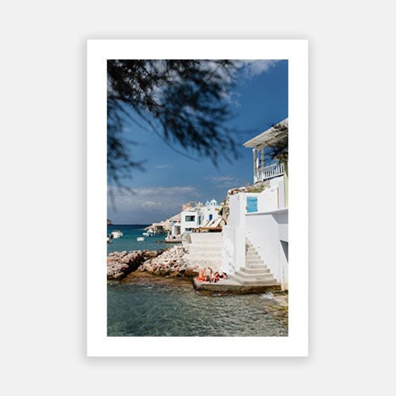 Milos Mood|E – 500 x 760|F – 660 x 1000|G – 850 x 1300|Photographic Paper|Rag Paper|Canvas|None|White|Black|Scandi