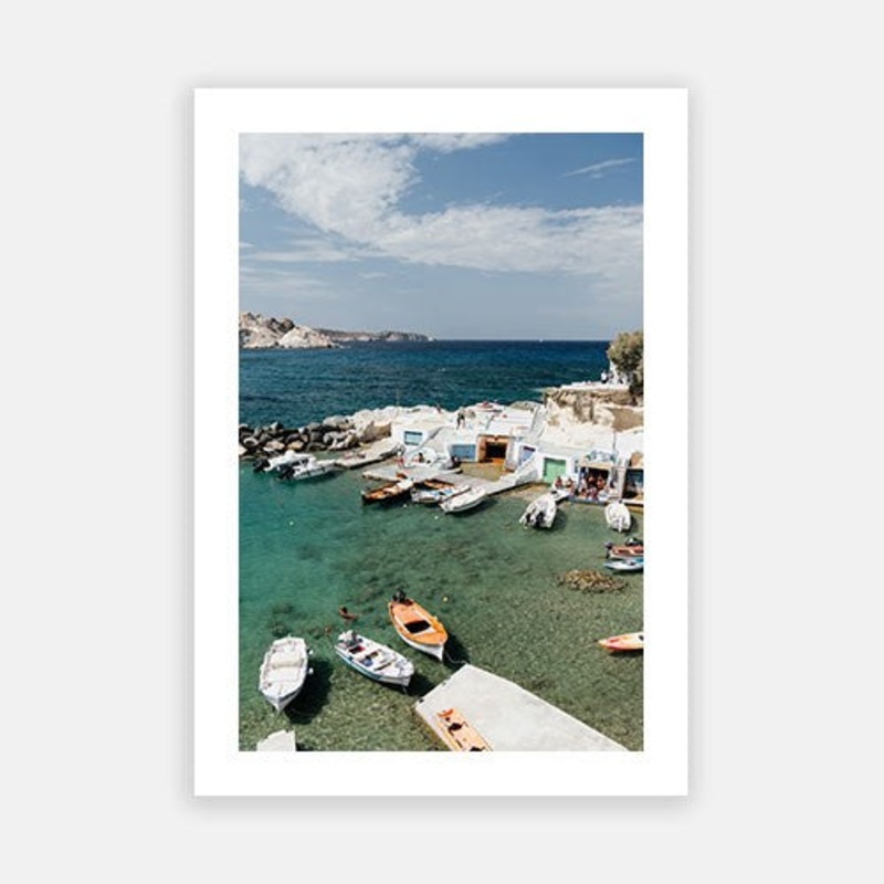 Milos Moorings 02|E – 500 x 760|F – 660 x 1000|G – 850 x 1300|Photographic Paper|Rag Paper|Canvas|None|White|Black|Scandi