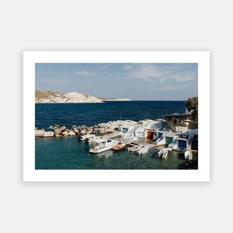 Milos Moorings 03|E – 500 x 760|F – 660 x 1000|G – 850 x 1300|Photographic Paper|Rag Paper|Canvas|None|White|Black|Scandi