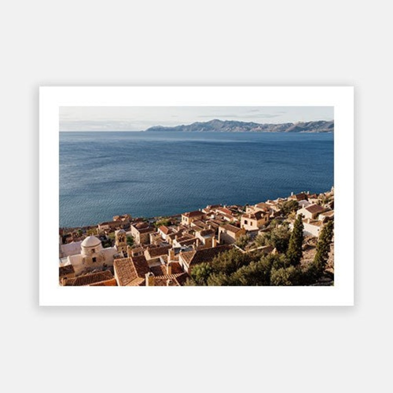 Monemvasia Morning 01|E – 500 x 760|F – 660 x 1000|G – 850 x 1300|Photographic Paper|Rag Paper|Canvas|None|White|Black|Scandi