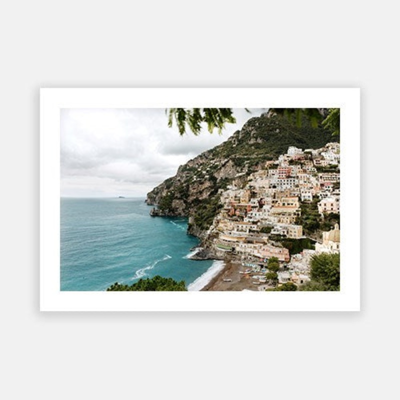 Positano Postcard|E – 500 x 760|F – 660 x 1000|G – 850 x 1300|Photographic Paper|Rag Paper|Canvas|None|White|Black|Scandi