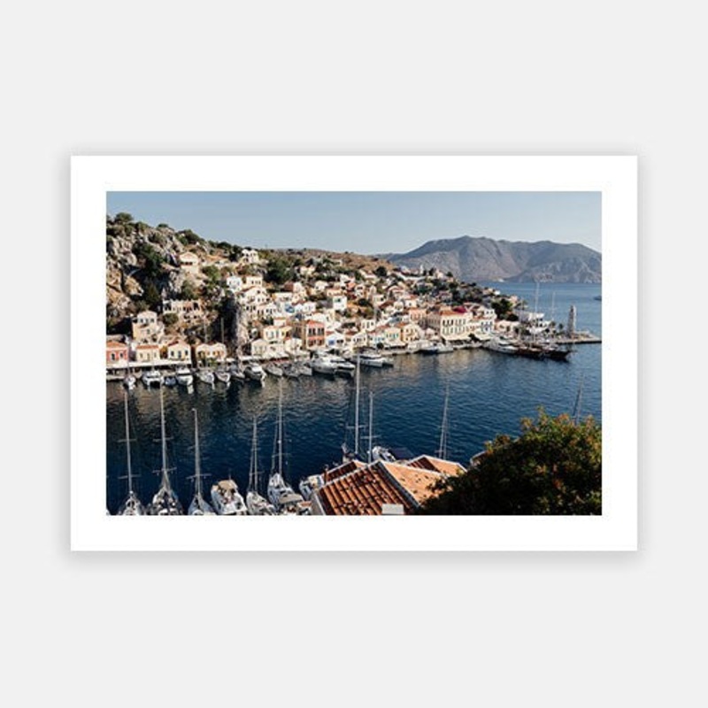 Scenes of Symi|E – 500 x 760|F – 660 x 1000|G – 850 x 1300|Photographic Paper|Rag Paper|Canvas|None|White|Black|Scandi