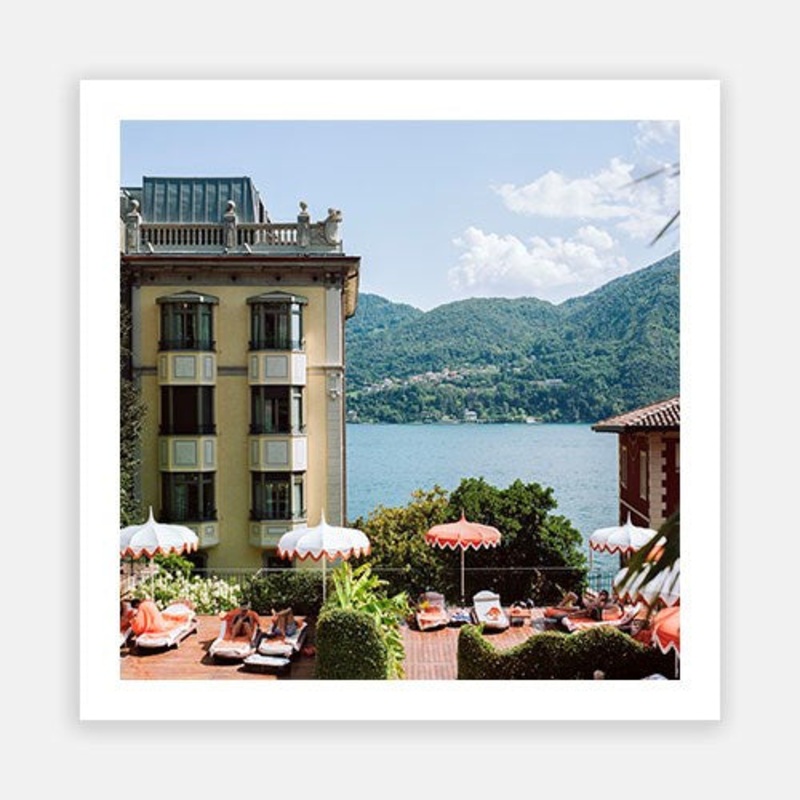 Lago Lounging|E – 600 x 600|F – 760 x 760|G – 1000 x 1000|Photographic Paper|Rag Paper|Canvas|None|White|Black|Scandi