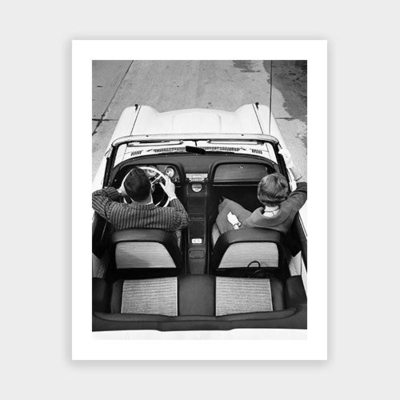 Monochrome Vintage Car 02|C – 400 x 500|D – 500 x 600|E – 600 x 760|F – 760 x 1000|G – 1000 x 1300|Matt Photographic Paper|Canvas|None|White|Black|Scandi