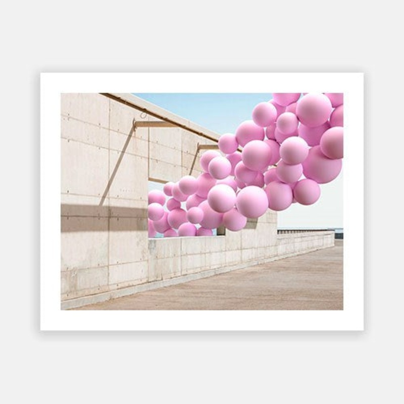 Pink Balloons 04|C – 400 x 500|D – 500 x 600|E – 600 x 760|F – 760 x 1000|G – 1000 x 1300|Matt Photographic Paper|Canvas|None|White|Black|Scandi