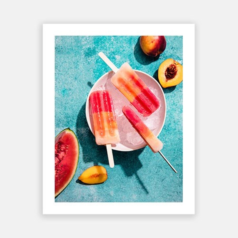 Popsicles|C – 400 x 500|D – 500 x 600|E – 600 x 760|F – 760 x 1000|G – 1000 x 1300|Matt Photographic Paper|Canvas|None|White|Black|Scandi