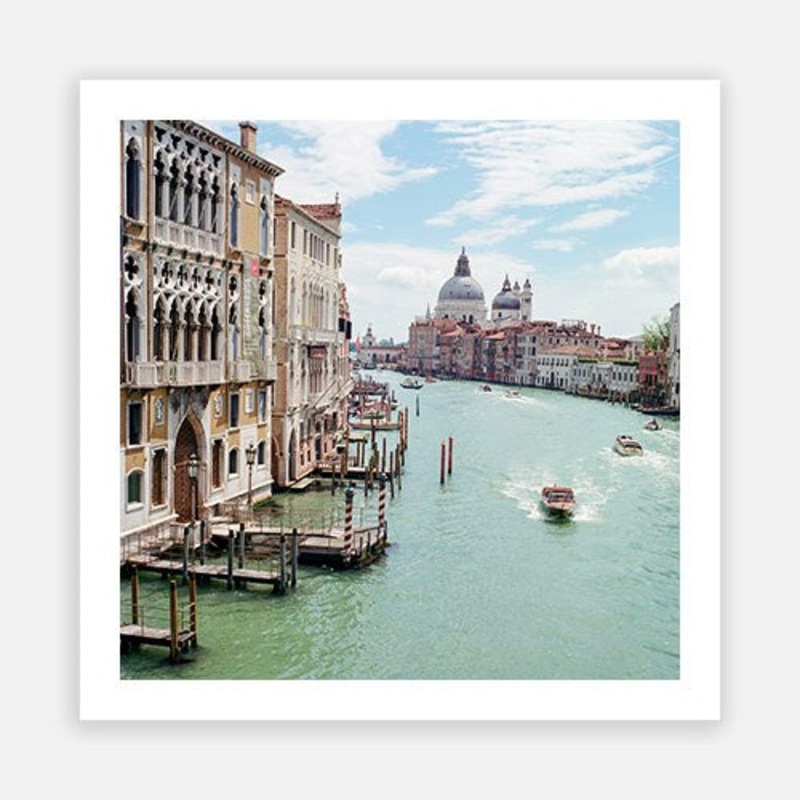 The Grand Canal|E – 600 x 600|F – 760 x 760|G – 1000 x 1000|Photographic Paper|Rag Paper|Canvas|None|White|Black|Scandi
