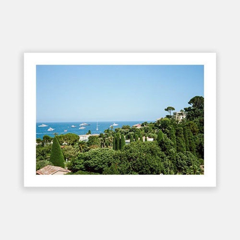Villas of Cap Ferrat|E – 500 x 760|F – 660 x 1000|G – 850 x 1300|Photographic Paper|Rag Paper|Canvas|None|White|Black|Scandi