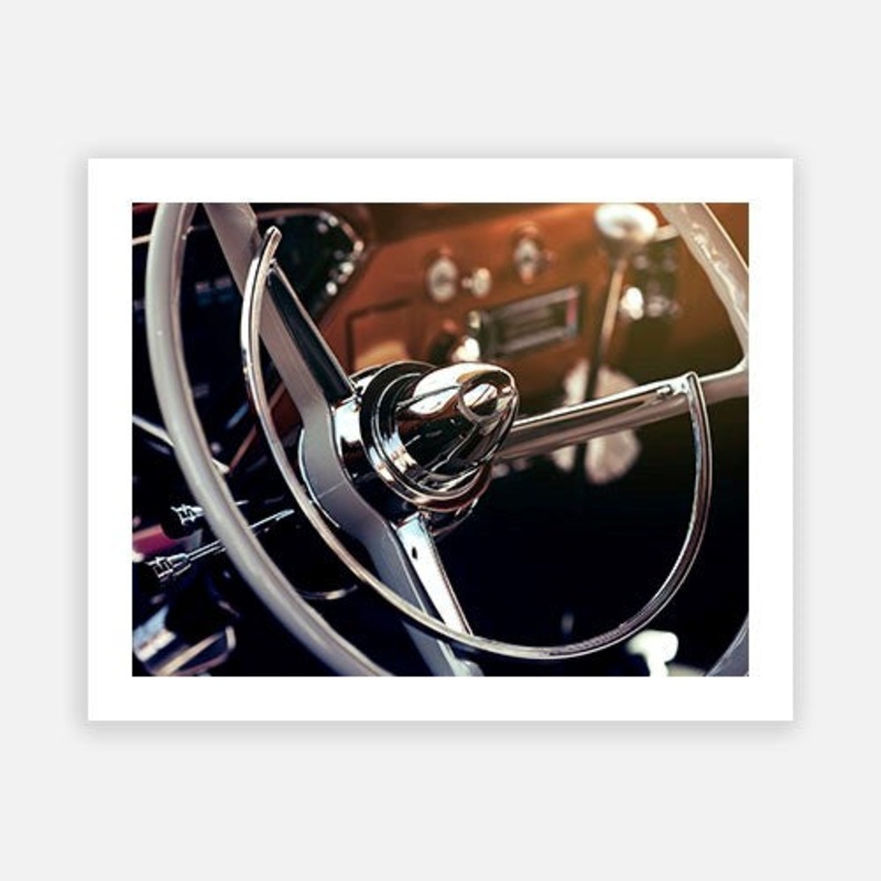 Vintage Car Details 03|C – 400 x 500|D – 500 x 600|E – 600 x 760|F – 760 x 1000|G – 1000 x 1300|Matt Photographic Paper|Canvas|None|White|Black|Scandi