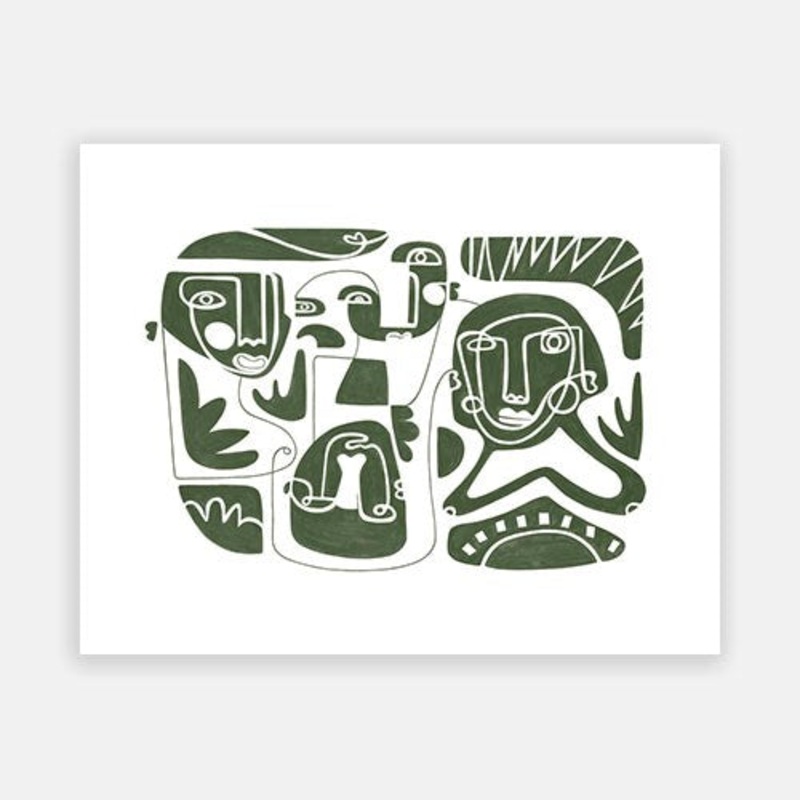 World Spins Madly – Sage|B – 270 x 350|C – 400 x 500|D – 500 x 600|E – 600 x 760|F – 760 x 1000|G – 1000 x 1300|Rag Paper|None|White|Black|Scandi