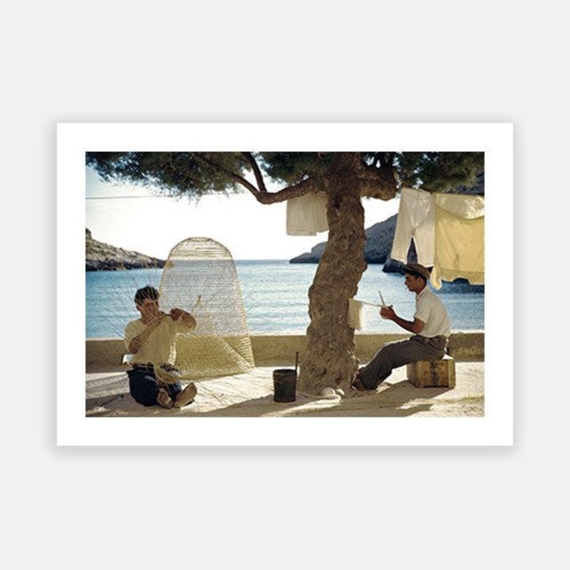Maltese Fishermen, 1952|C – 320 x 490|D – 390 x 590|E – 490 x 730|F – 640 x 965|G – 965 x 1440|Photographic Paper|Canvas|None|White|Black|Scandi