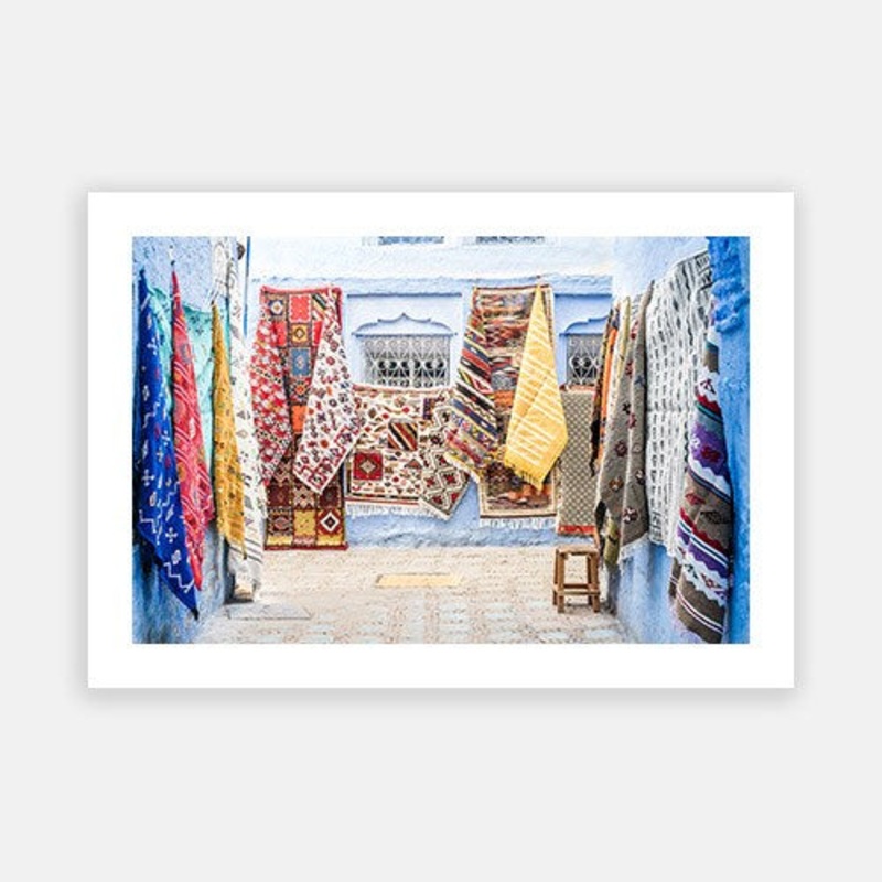 Morocco – Carpet Shop|E – 500 x 760|F – 660 x 1000|G – 850 x 1300|Photographic Paper|Rag Paper|Canvas|None|White|Black|Scandi