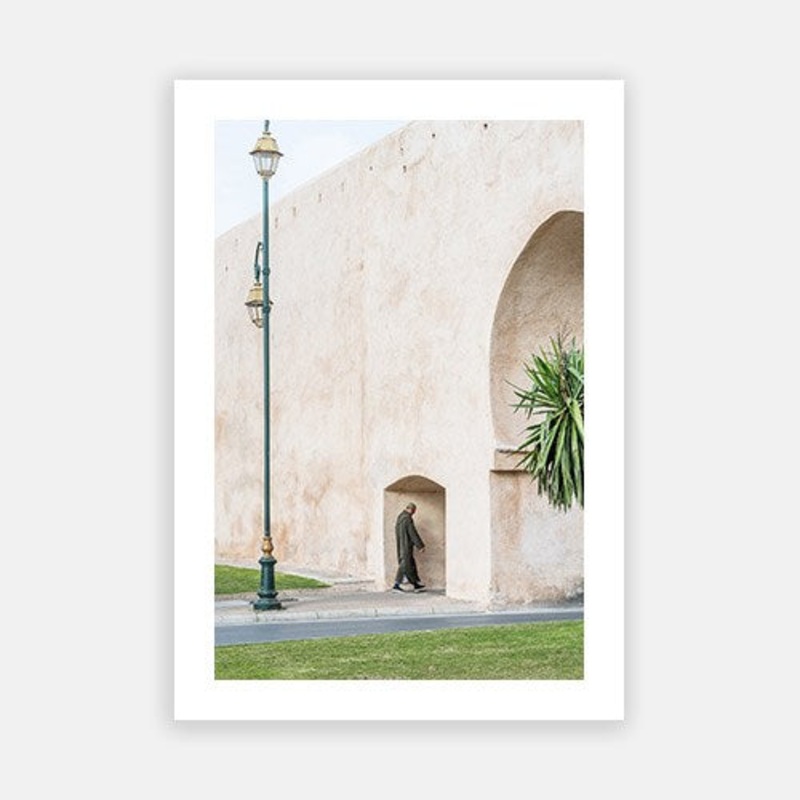 Morocco – Citywall in Rabat|E – 500 x 760|F – 660 x 1000|G – 850 x 1300|Photographic Paper|Rag Paper|Canvas|None|White|Black|Scandi