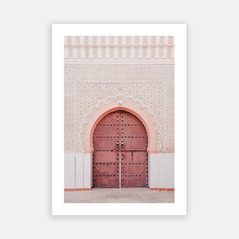 Morocco – Red Door In Marrakesh