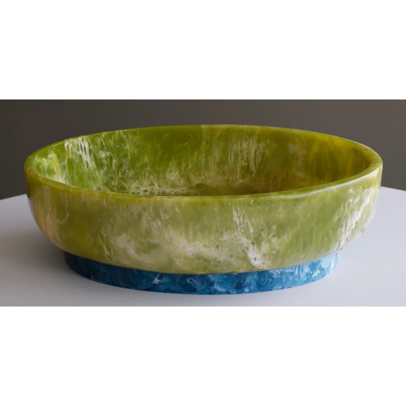 Beatrice Ball Rio Resin Large Oval Bowl with Base
