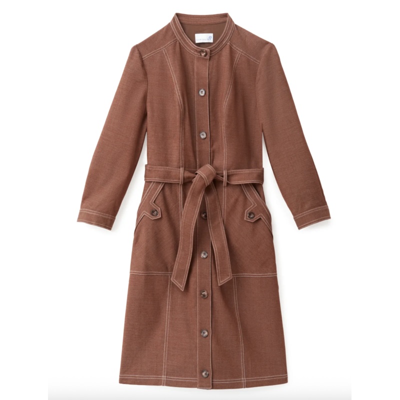 Cartolina Harris Dress-Mocha|xs|sm|md