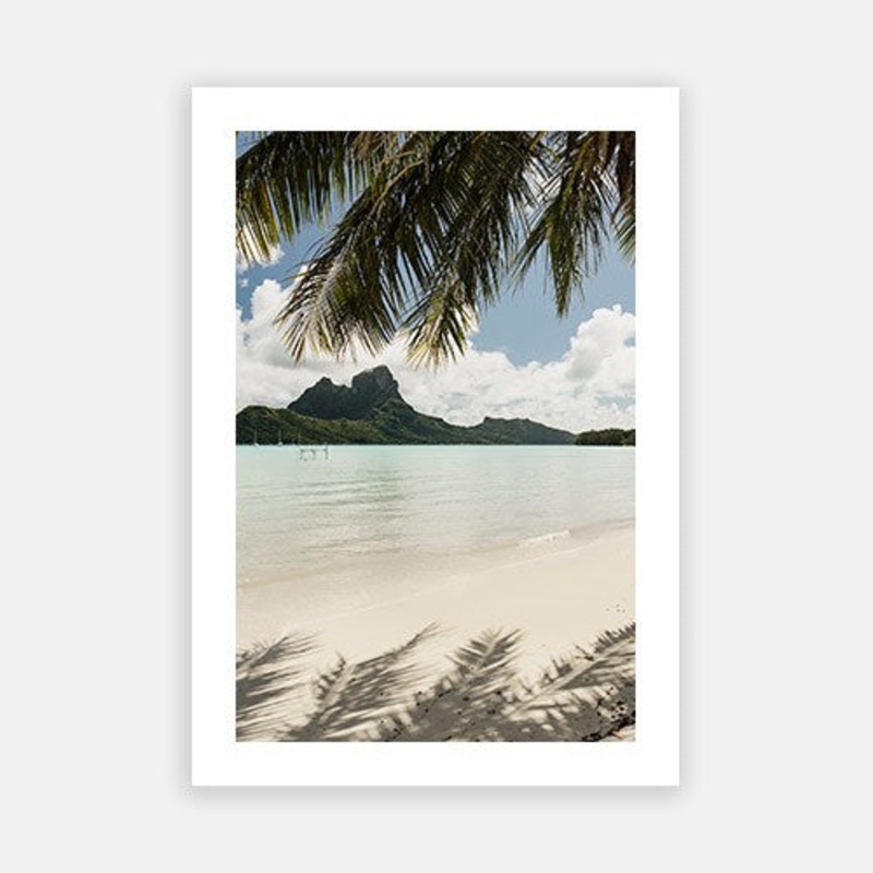 Frames of Bora Bora 01|E – 500 x 760|F – 660 x 1000|G – 850 x 1300|Photographic Paper|Rag Paper|Canvas|None|White|Black|Scandi