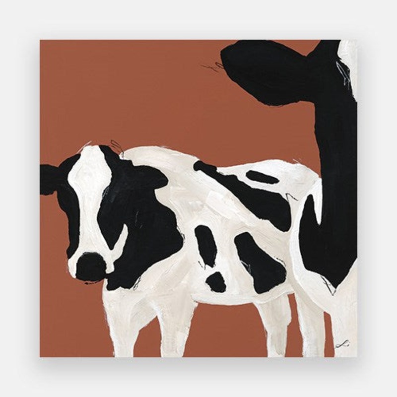 Happy Cow 2|1000 x 1000|Canvas|None
