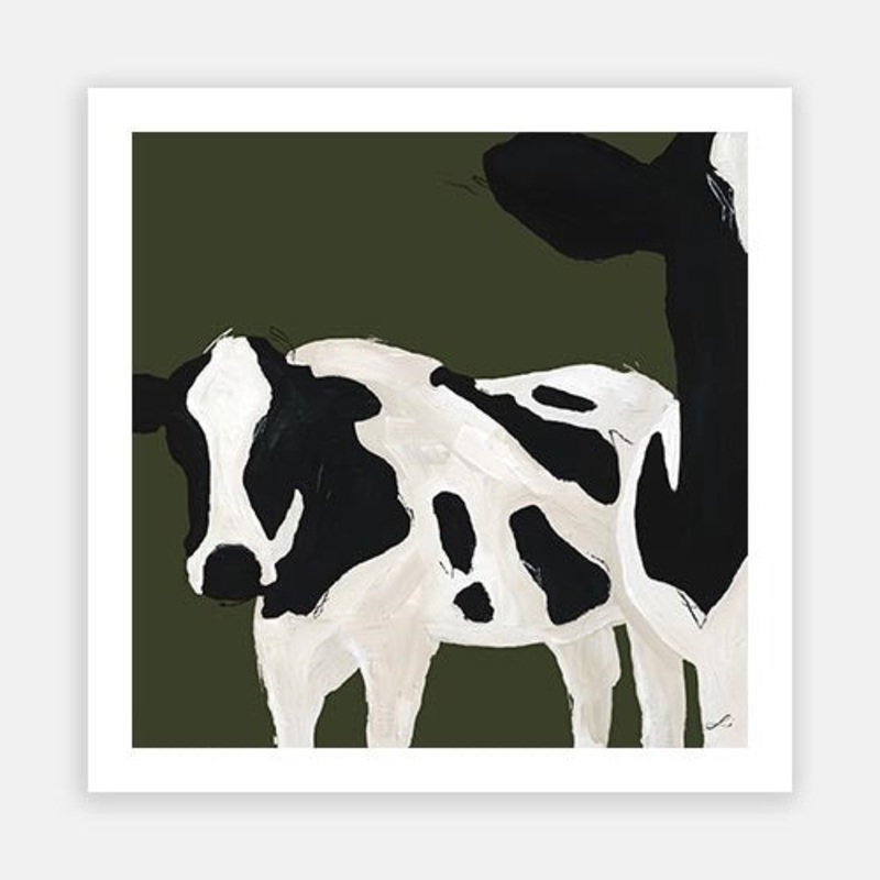 Happy Cow Sage 2|C – 400 x 400|D – 500 x 500|E – 600 x 600|F – 760 x 760|G – 1000 x 1000|Matt Photographic Paper|Canvas|None|White|Black|Scandi